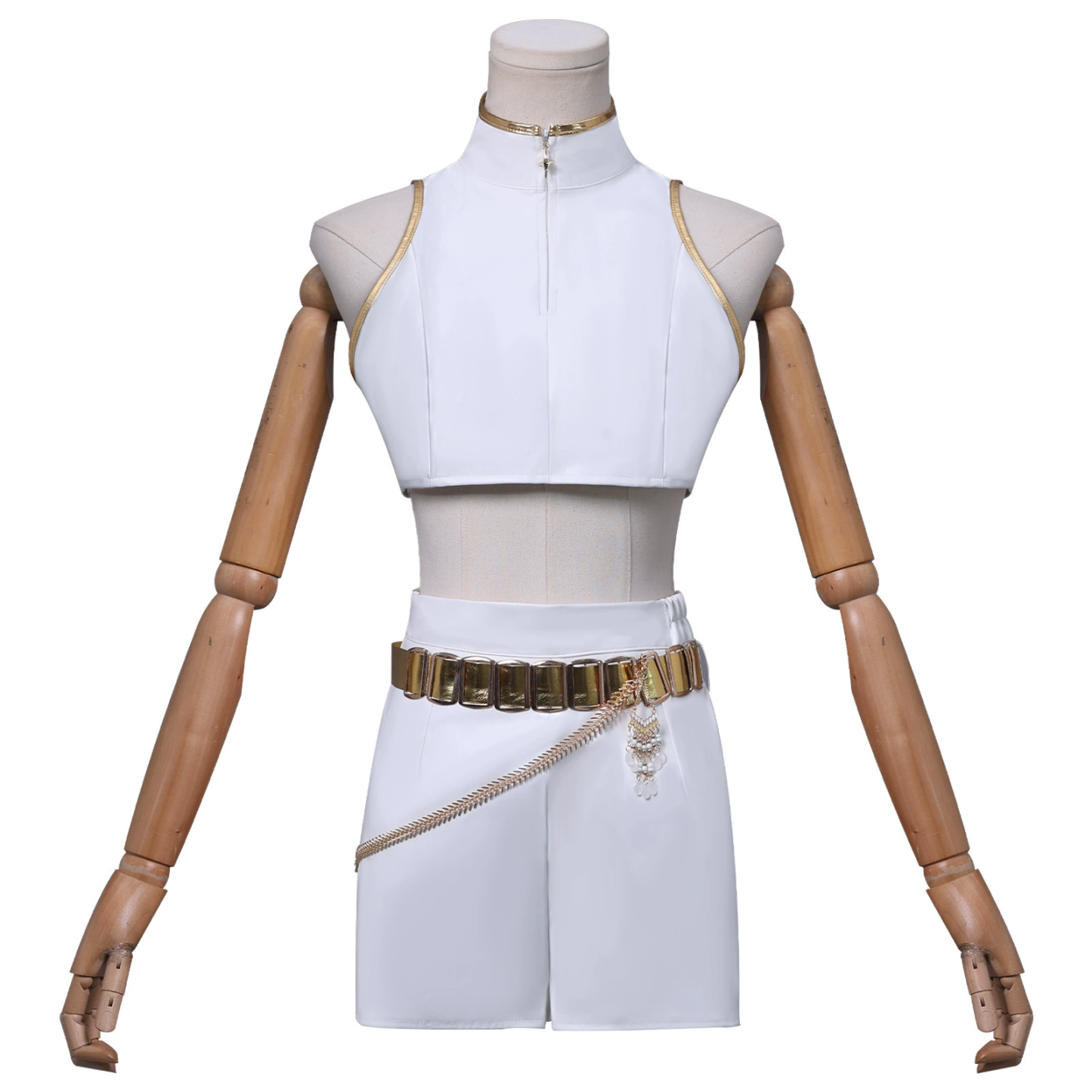 KPop Demon Hunters Rumi White Stage Clothes Cosplay Costume